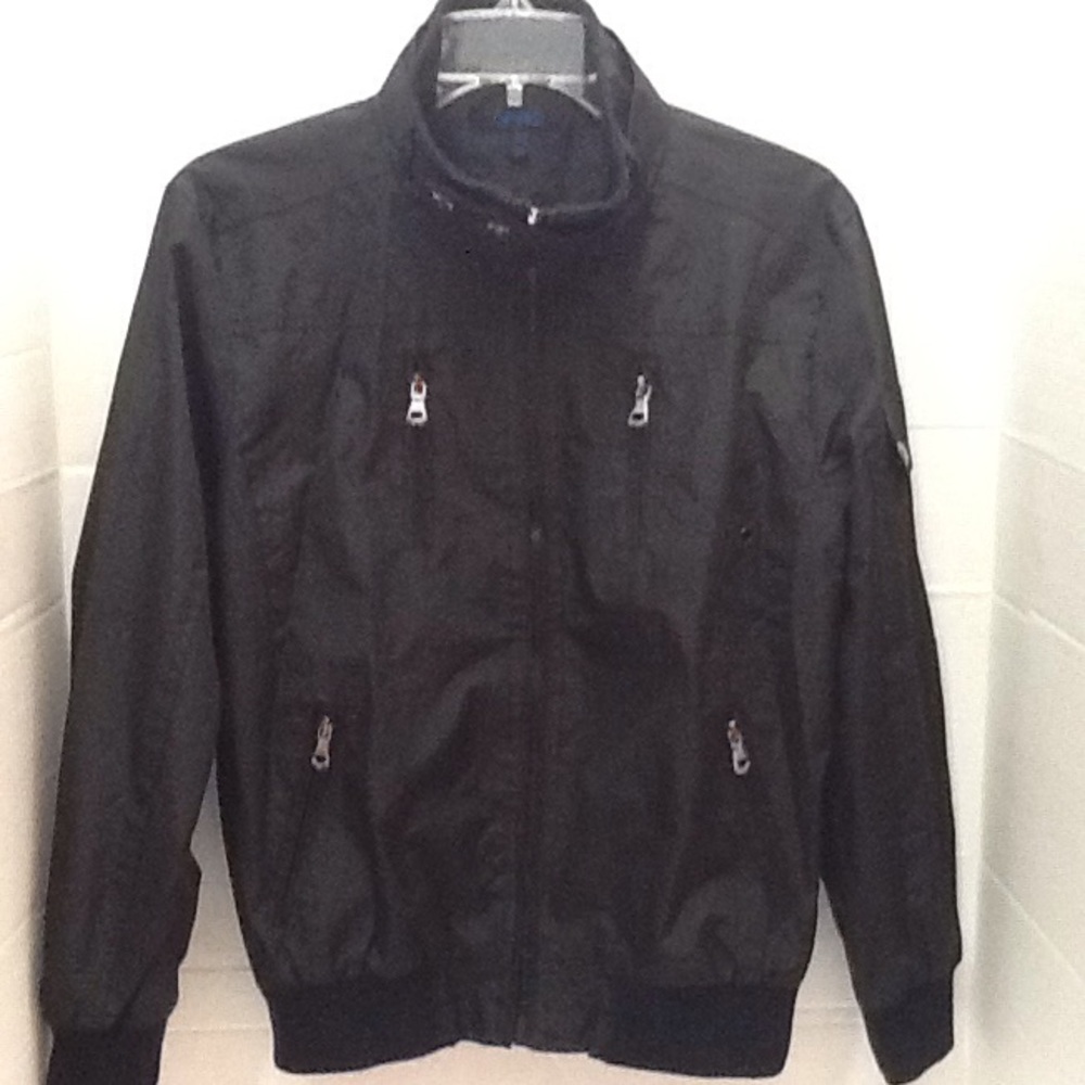 Boys Water Resistant Black Jacket by Spire Size 14/16